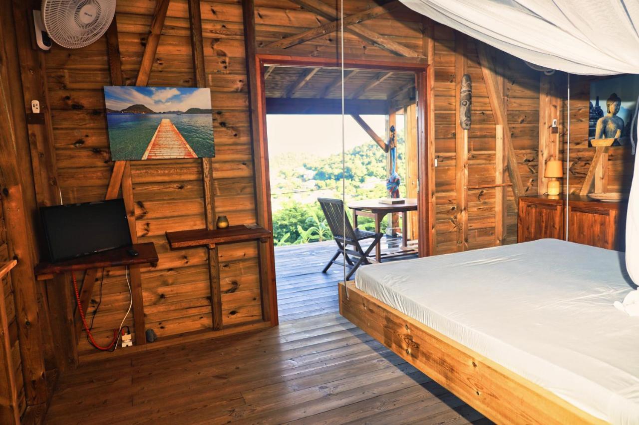 Villa KAZ ANOLI vue époustouflante sur la baie Terre-de-Bas Esterno foto