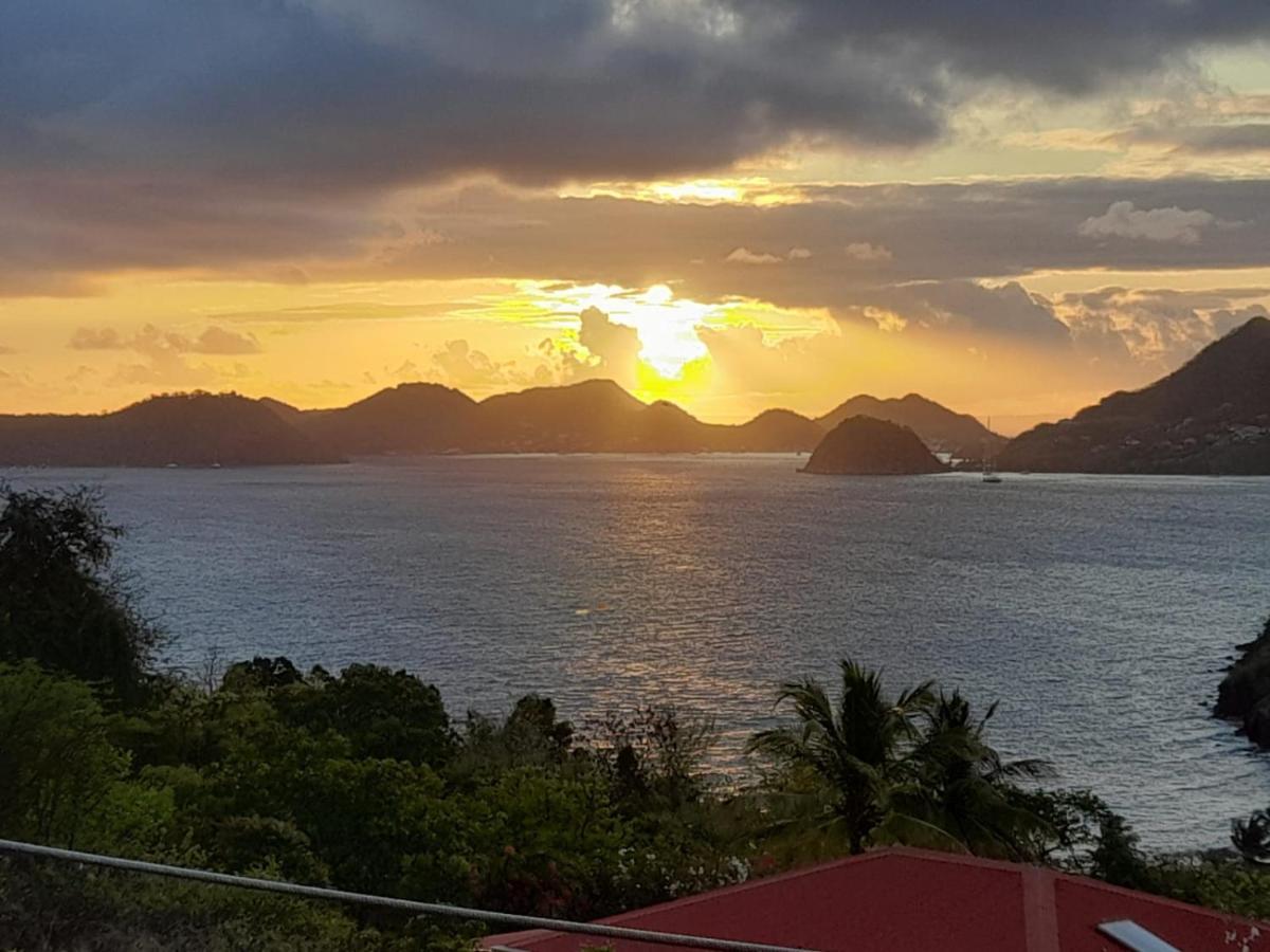 Villa KAZ ANOLI vue époustouflante sur la baie Terre-de-Bas Esterno foto